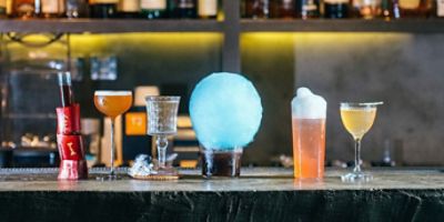 Signature cocktail  menu sideB at Alibi